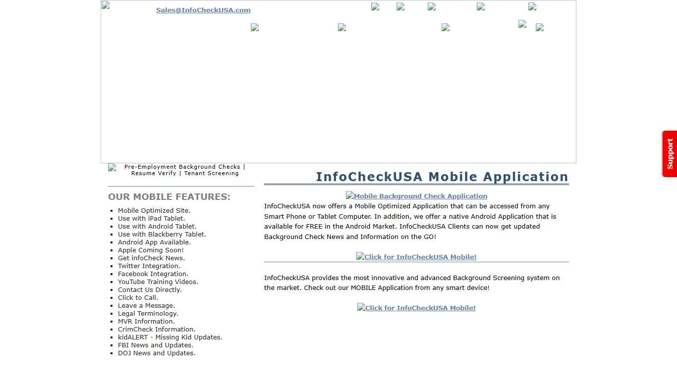 Mobile Background Check Application