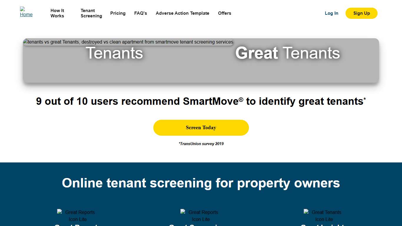Tenant Screening Service & Tenant Background Checks | TransUnion SmartMove